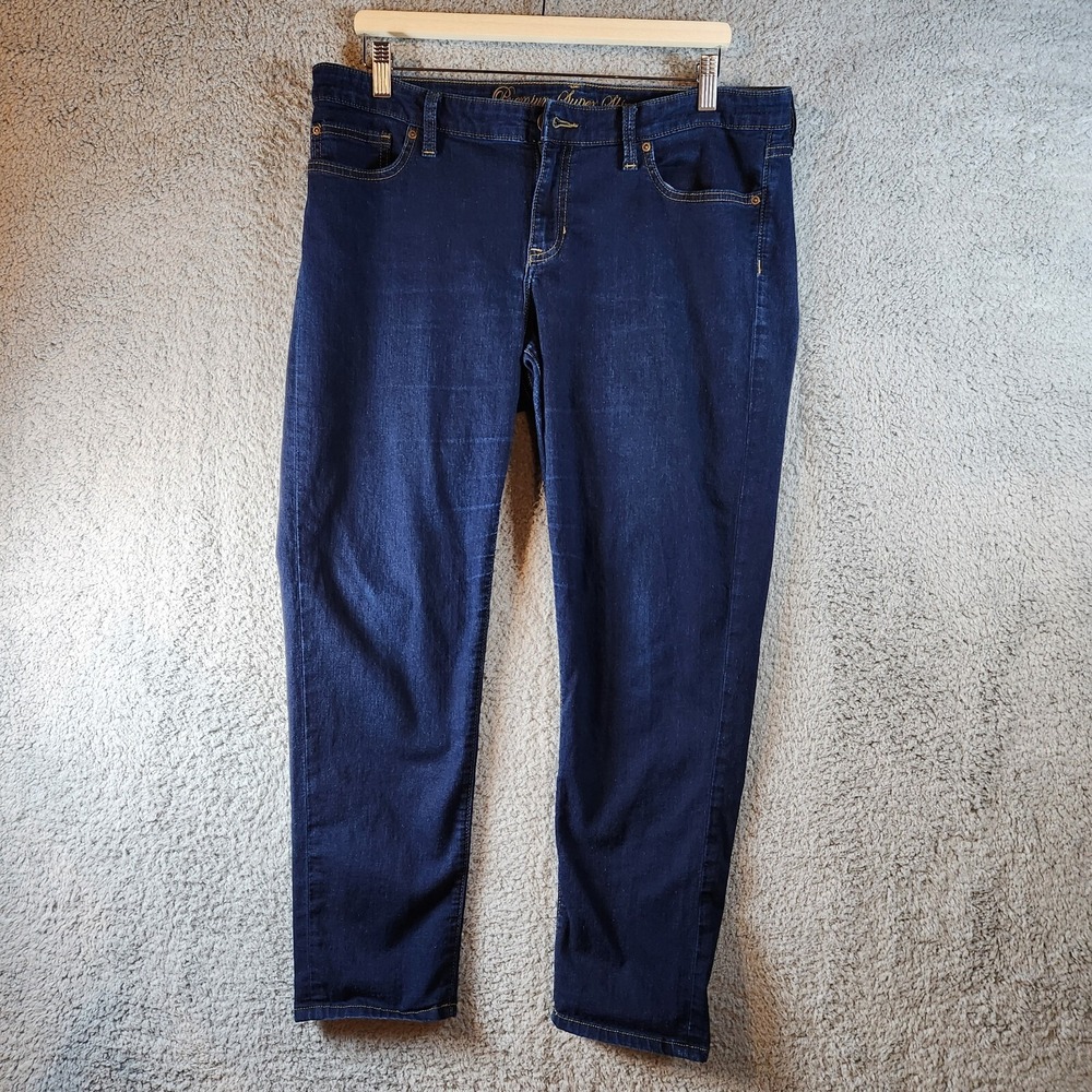 Gap Premium Super Skinny Jeans Women's 14/32 ( Fits 36x26) Blue Denim Streetwear